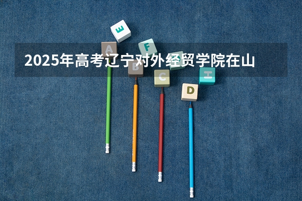2025年高考辽宁对外经贸学院在山东招生计划是什么