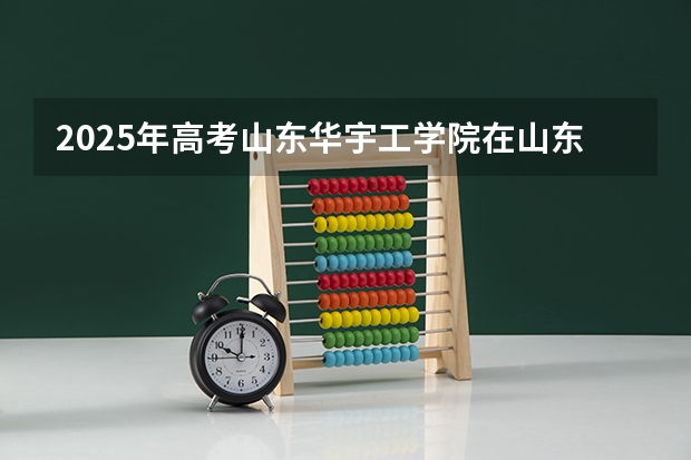 2025年高考山东华宇工学院在山东招生计划是什么