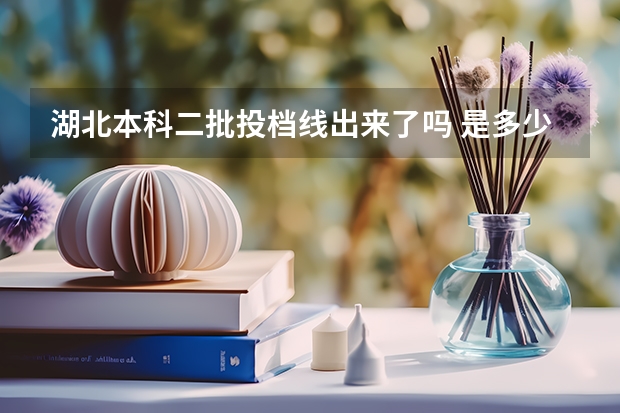 湖北本科二批投档线出来了吗 是多少那里能看