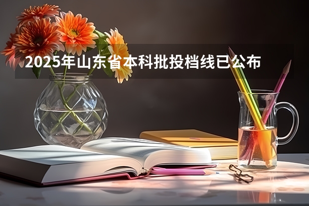 2025年山东省本科批投档线已公布 2025山西本科投档线公布表