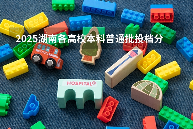 2025湖南各高校本科普通批投档分数 2025湖南本科批投档线出炉