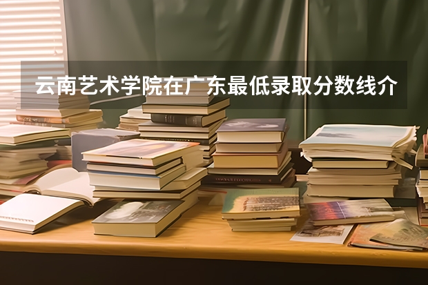 云南艺术学院在广东最低录取分数线介绍
