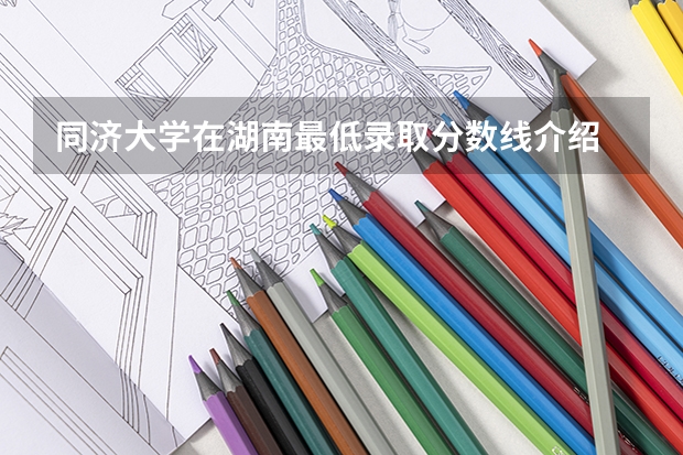 同济大学在湖南最低录取分数线介绍