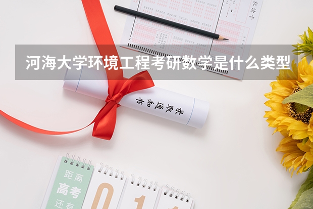 河海大学环境工程考研数学是什么类型？