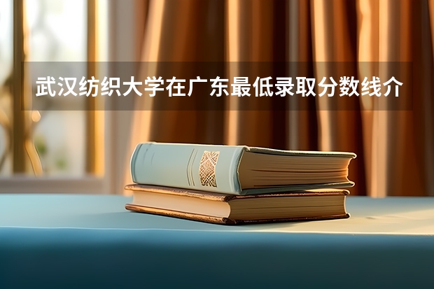 武汉纺织大学在广东最低录取分数线介绍