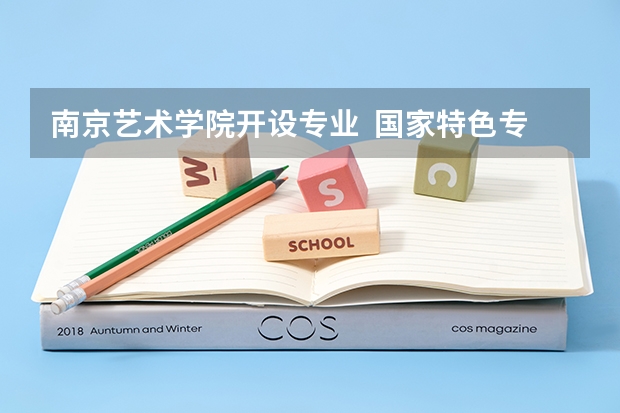 南京艺术学院开设专业  国家特色专业有什么