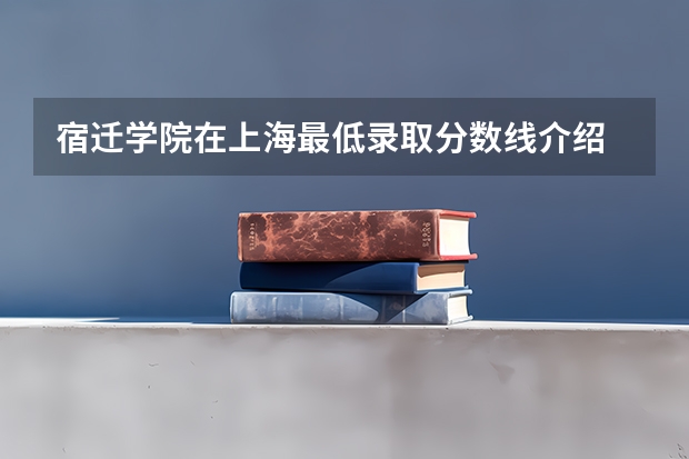 宿迁学院在上海最低录取分数线介绍