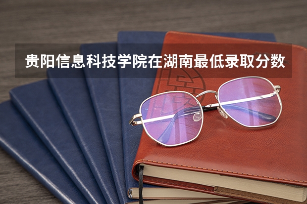贵阳信息科技学院在湖南最低录取分数线介绍