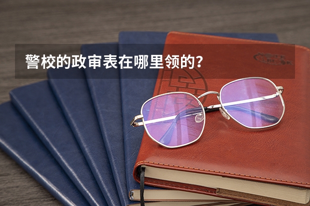 警校的政审表在哪里领的？