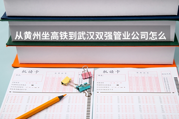 从黄州坐高铁到武汉双强管业公司怎么走