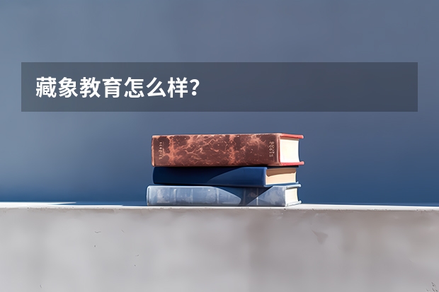 藏象教育怎么样?