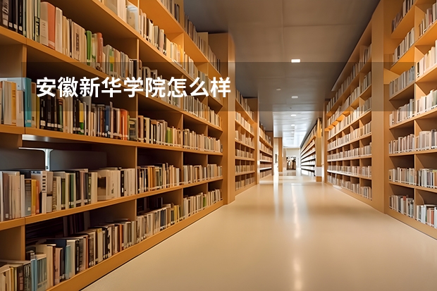 安徽新华学院怎么样