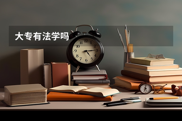 大专有法学吗