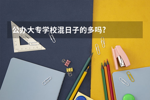 公办大专学校混日子的多吗?