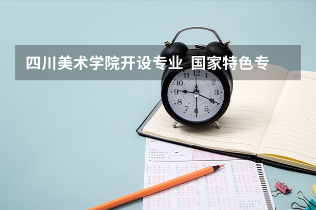 四川美术学院开设专业  国家特色专业有什么