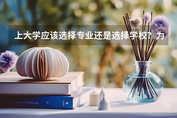 上大学应该选择专业还是选择学校？为什么？