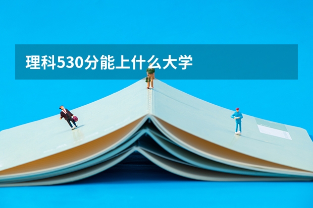 理科530分能上什么大学