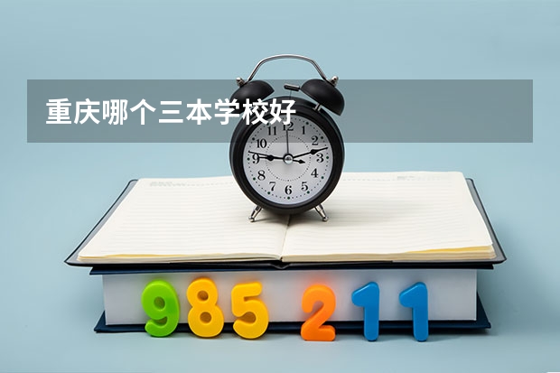 重庆哪个三本学校好