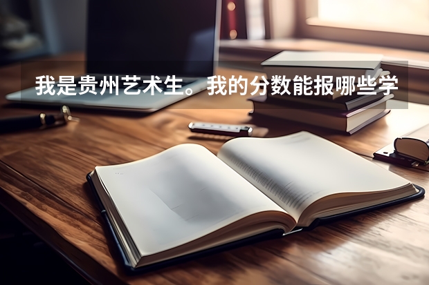 我是贵州艺术生。我的分数能报哪些学校啊?