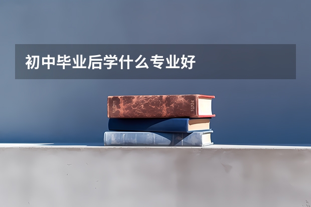 初中毕业后学什么专业好