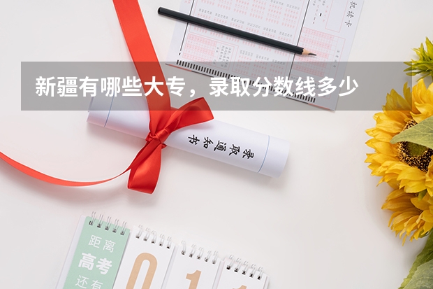 新疆有哪些大专，录取分数线多少