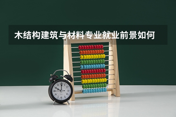 木结构建筑与材料专业就业前景如何