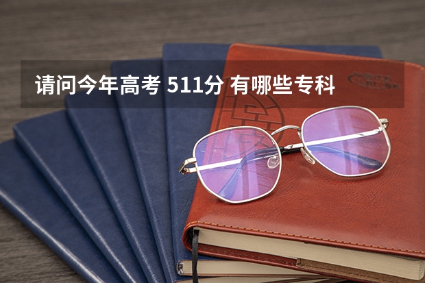 请问今年高考 511分 有哪些专科院校比较好的 可以报的 谢谢大家！！！