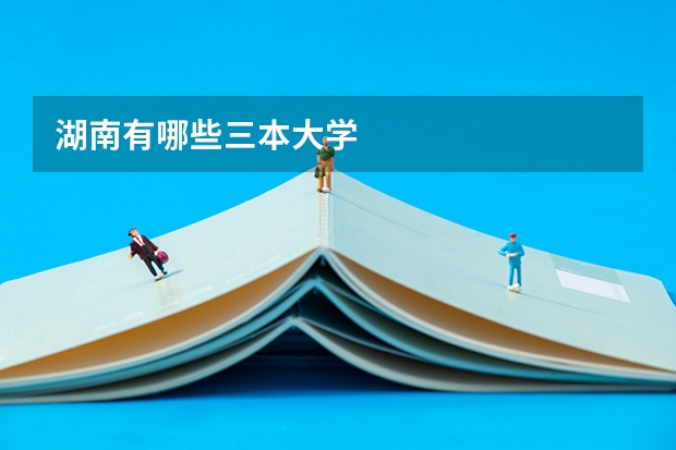 湖南有哪些三本大学