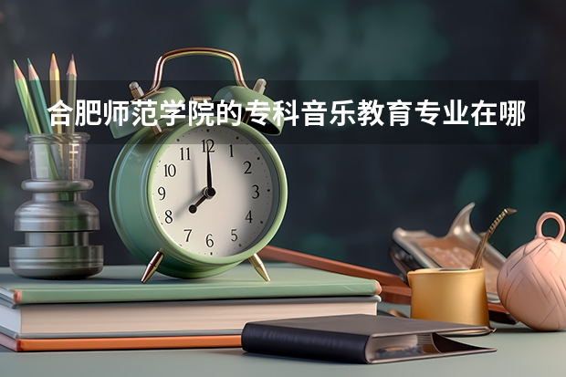 合肥师范学院的专科音乐教育专业在哪个校区