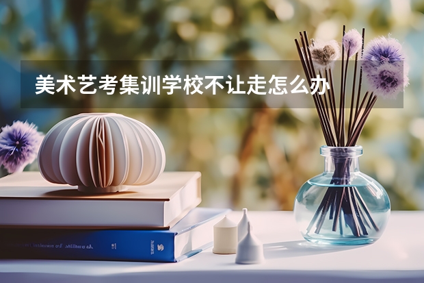 美术艺考集训学校不让走怎么办