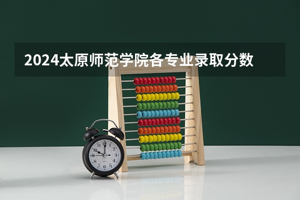 2024太原师范学院各专业录取分数线 朝阳师范应用英语录取分数线朝阳师范应用英语16年的录取分数线是多