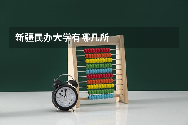 新疆民办大学有哪几所