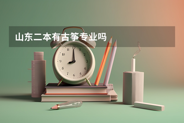 山东二本有古筝专业吗