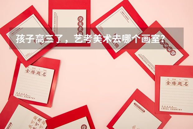 孩子高三了，艺考美术去哪个画室？