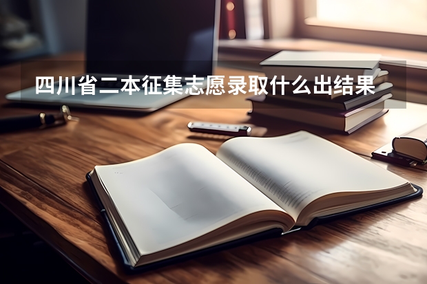 四川省二本征集志愿录取什么出结果