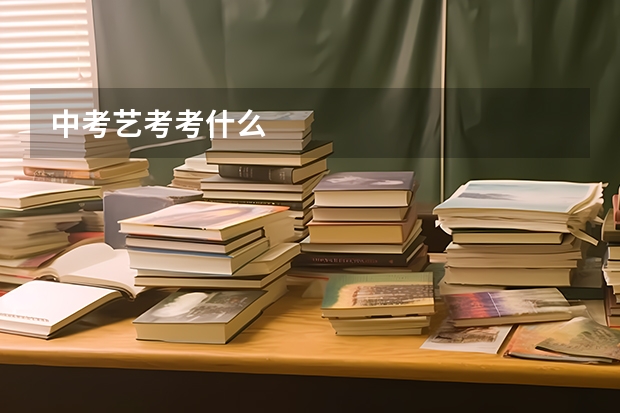 中考艺考考什么