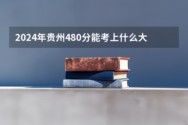 2024年贵州480分能考上什么大学？