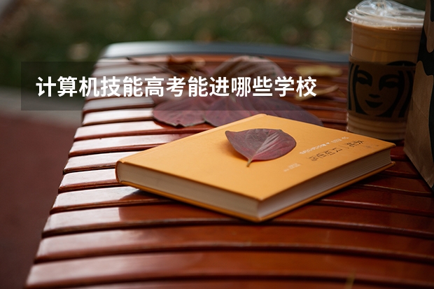 计算机技能高考能进哪些学校
