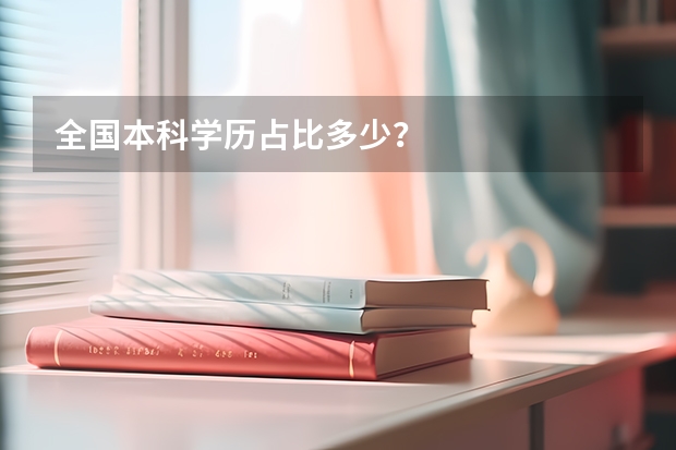 全国本科学历占比多少?