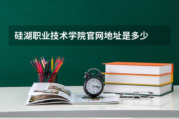 硅湖职业技术学院官网地址是多少