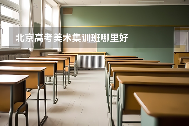 北京高考美术集训班哪里好