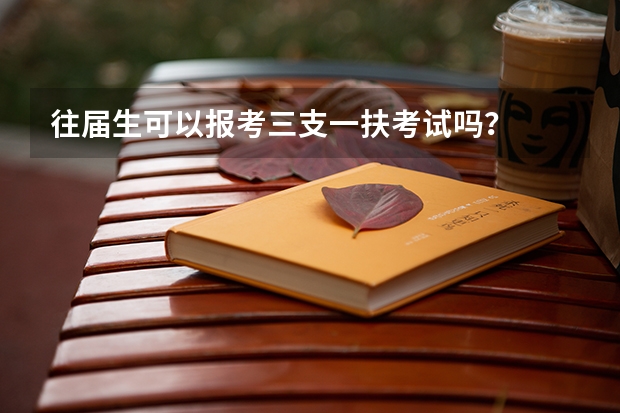 往届生可以报考三支一扶考试吗？