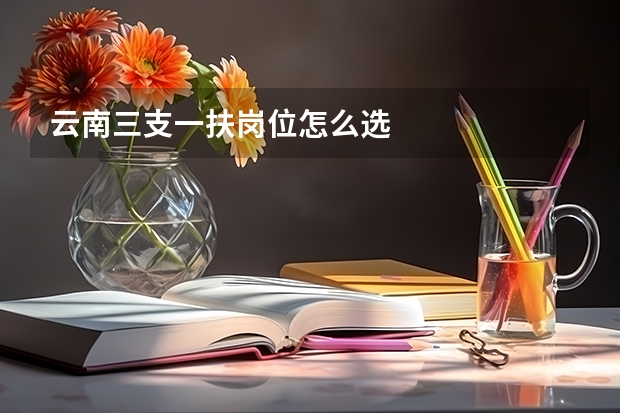 云南三支一扶岗位怎么选