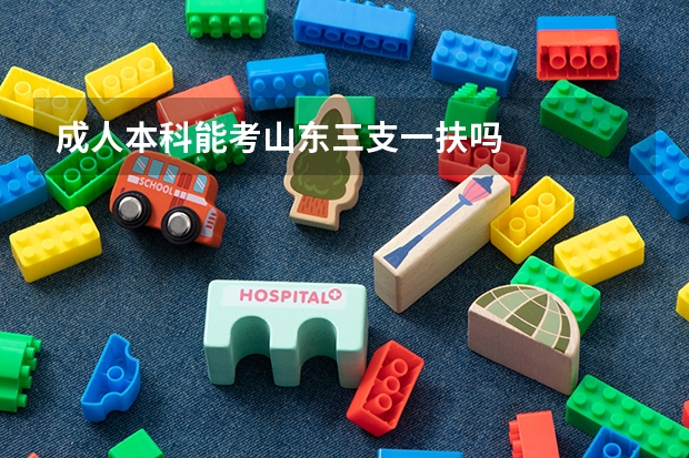 成人本科能考山东三支一扶吗