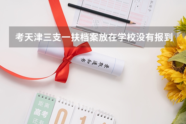 考天津三支一扶档案放在学校没有报到证怎么转正定级