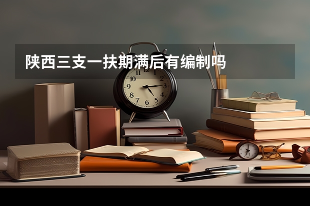 陕西三支一扶期满后有编制吗