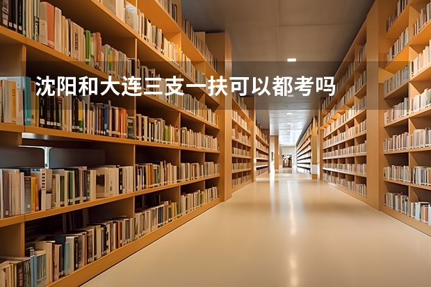 沈阳和大连三支一扶可以都考吗