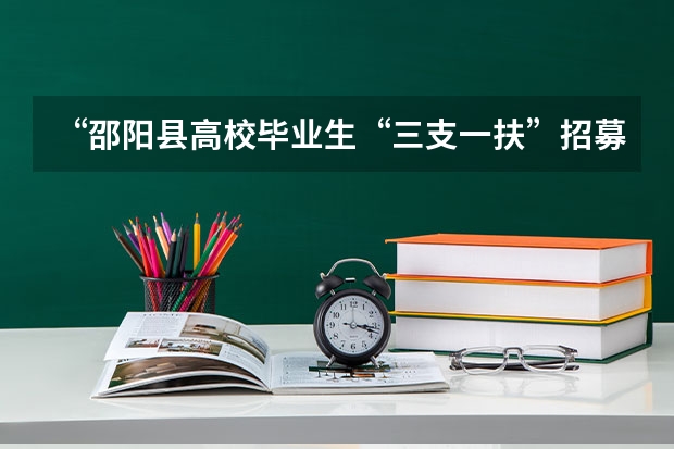 “邵阳县高校毕业生“三支一扶”招募公告”是在哪里发布的？