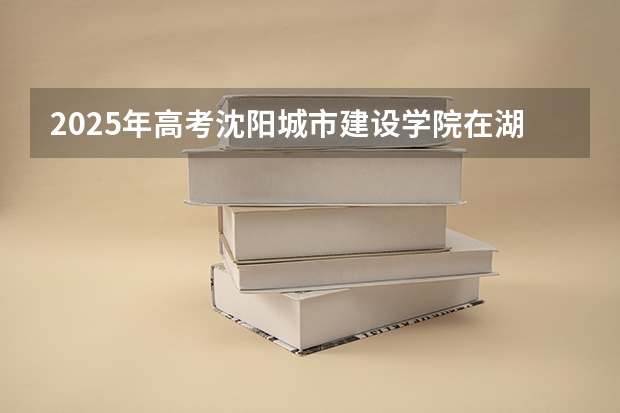 2025年高考沈阳城市建设学院在湖北招生计划是什么（2026参考）
