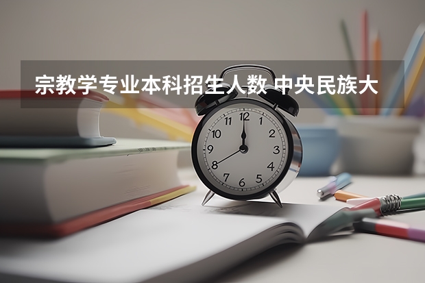 宗教学专业本科招生人数 中央民族大学学科介绍